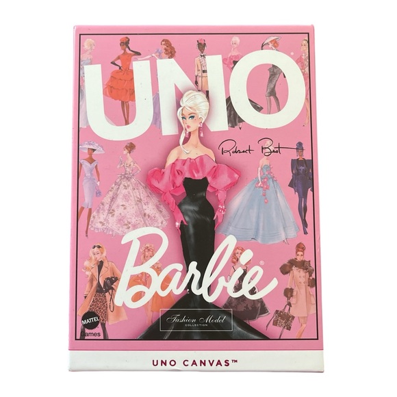 Mattel Other - Mattel Barbie UNO Card Game Robert Best
